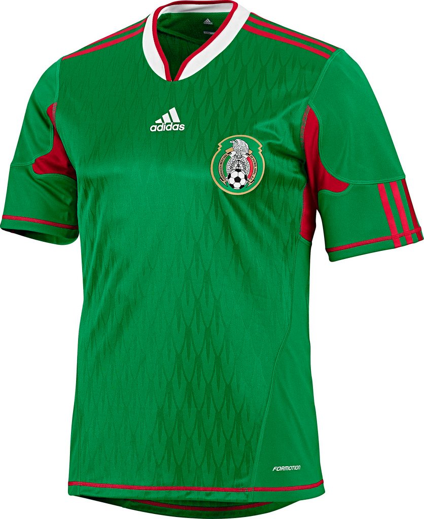 Camisa I Seleção do México 2010 Adidas retro